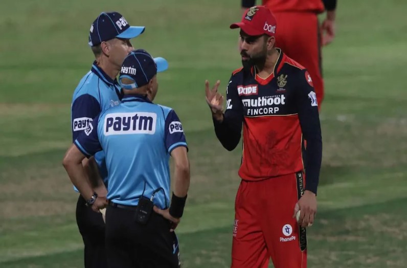 Virat Kohli got into a heated argument with the umpire
