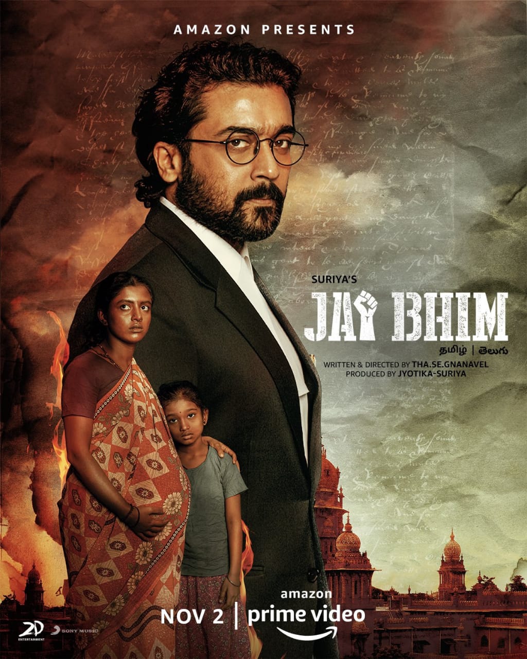 With a powerful poster comes a BIG announcement from Suriya’s Jai Bhim