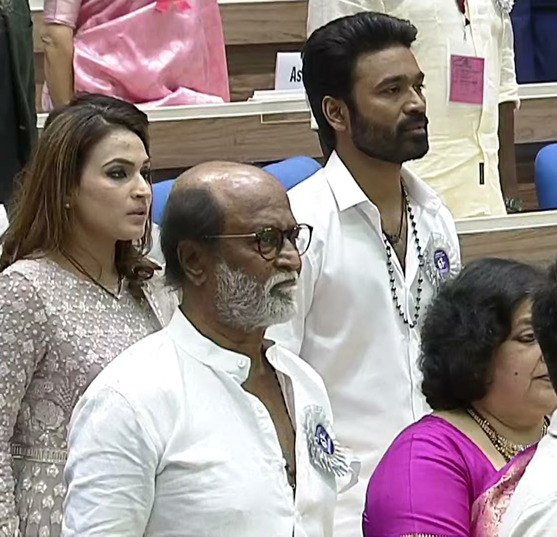 Dhanush receives his 2nd National Award at the 67th National Film Awards; viral video