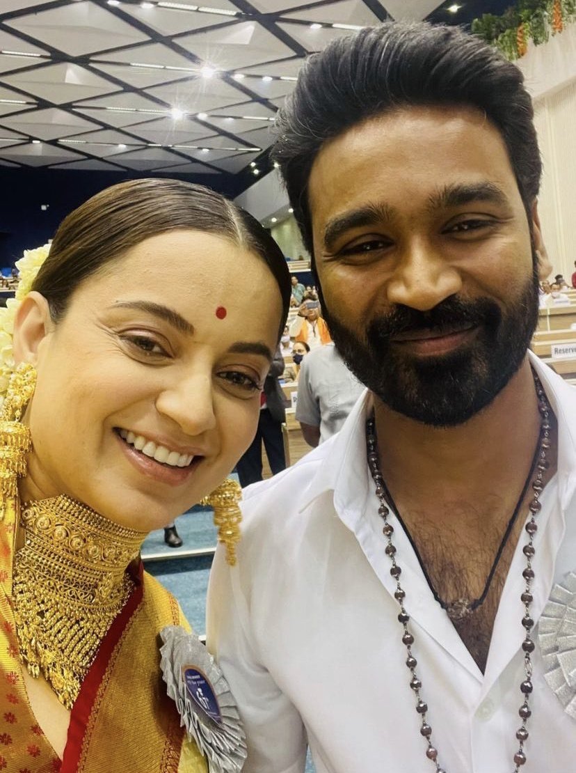 Dhanush receives his 2nd National Award at the 67th National Film Awards; viral video