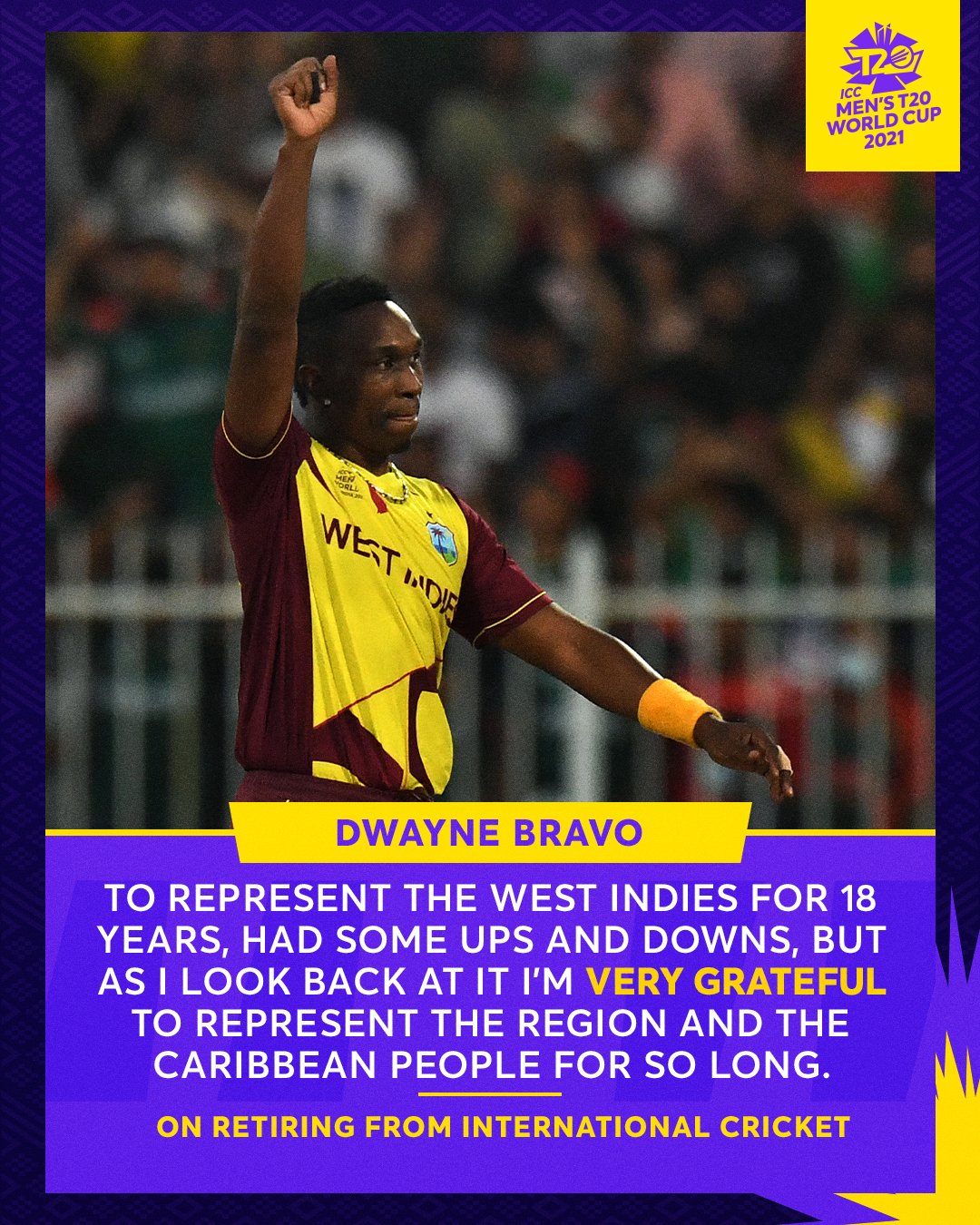 Bravo confirms international retirement after WI exit in T20 WC