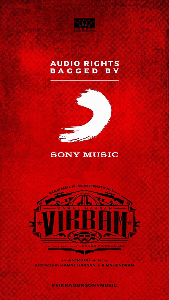 KamalHaasan's Vikram Audio rights bagged by SonyMusicSouth