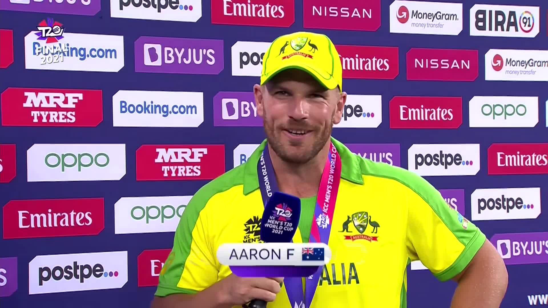 Aaron Finch says Hazlewood shared his experience with CSK