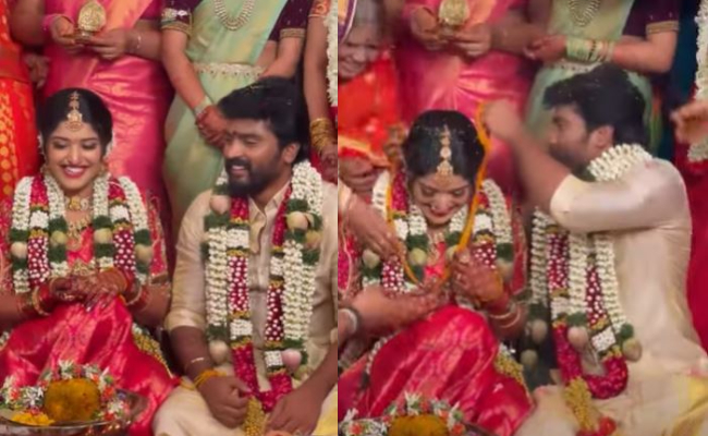married couple Sidhu Shreya Un Viral Thodugayil song video
