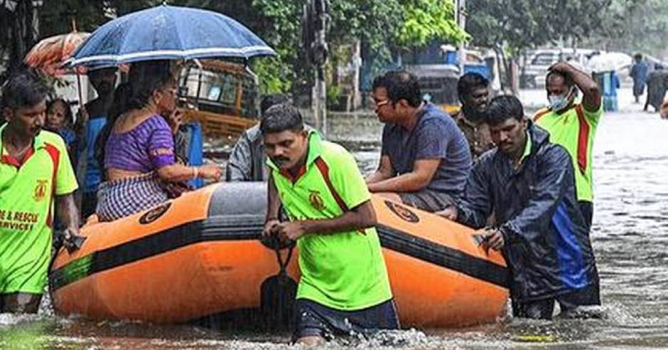 Flood alert for 7 districts in Tamil Nadu due to heavy rain