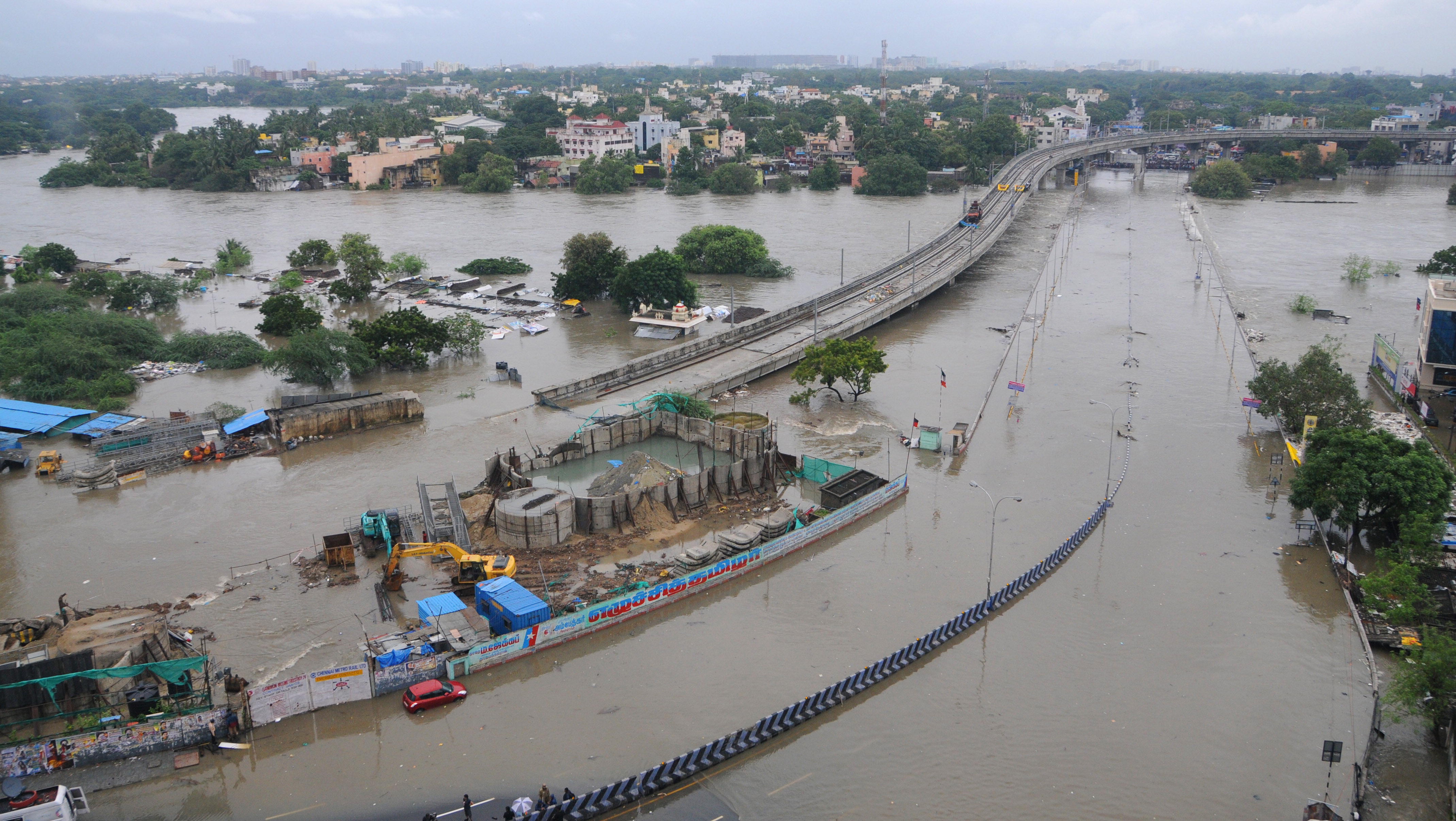Why does Chennai flood every time it rains heavily?