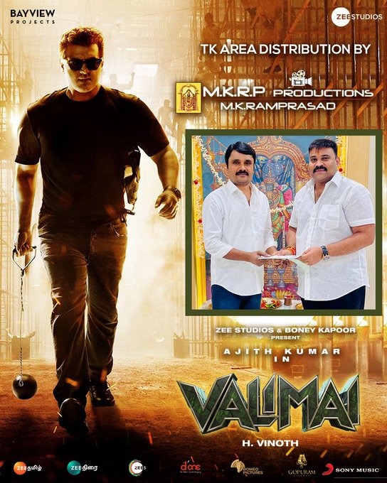 Valimai is going to be the highest first day grossing film in TN.