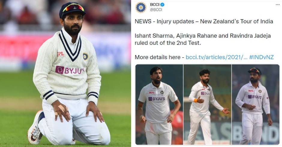 Twitter cheekily responds to Rahane’s injury ahead of Mumbai Test