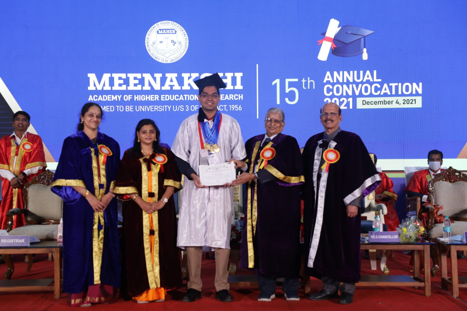15th annual convocation of Meenakshi Academy of education