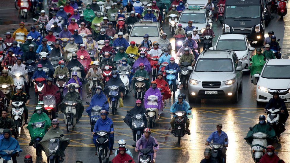 Vietnam Hanoi plans motorbike ban after 2025