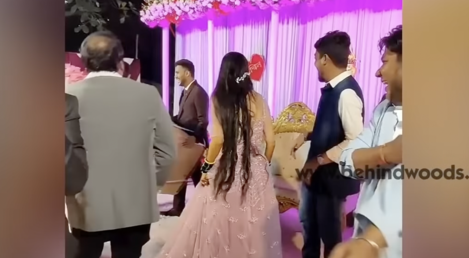 the rare gift from groom's friends made bride laugh out louder