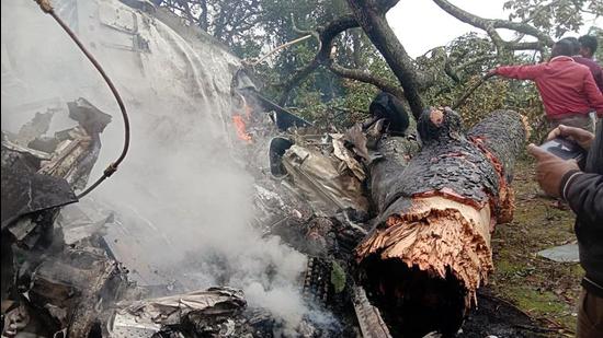 CDS chopper crash: Bipin Rawat in the chopper 