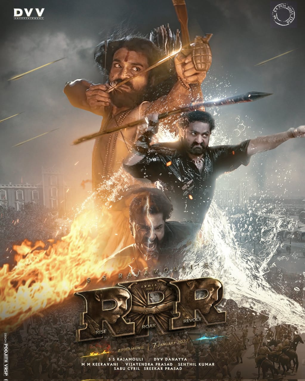 Rajamouli RRR movie censored and get U/A CBFC certificate