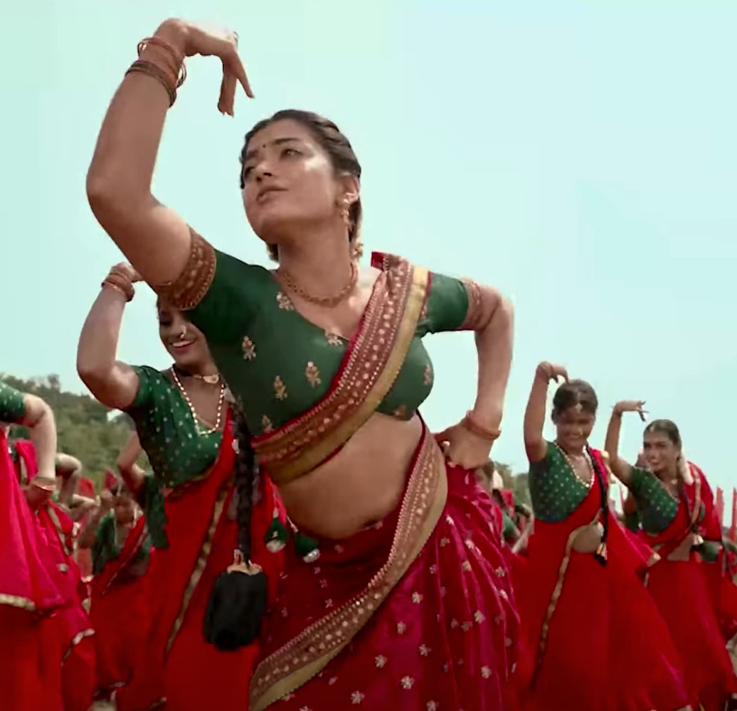 Rashmika dances for samy samy song in different places 