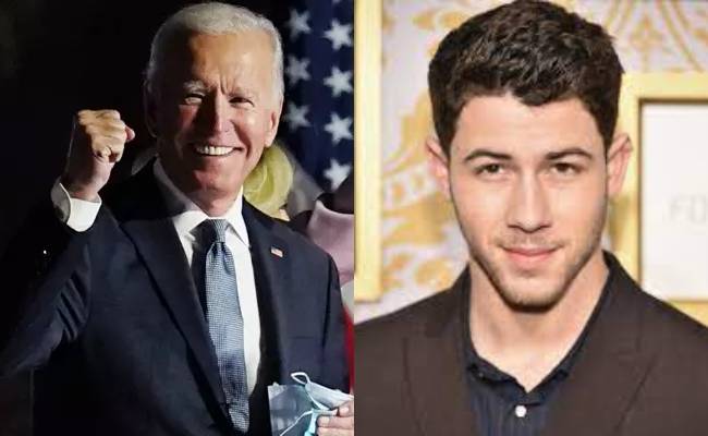 viral video of Jonas Brothers with US president