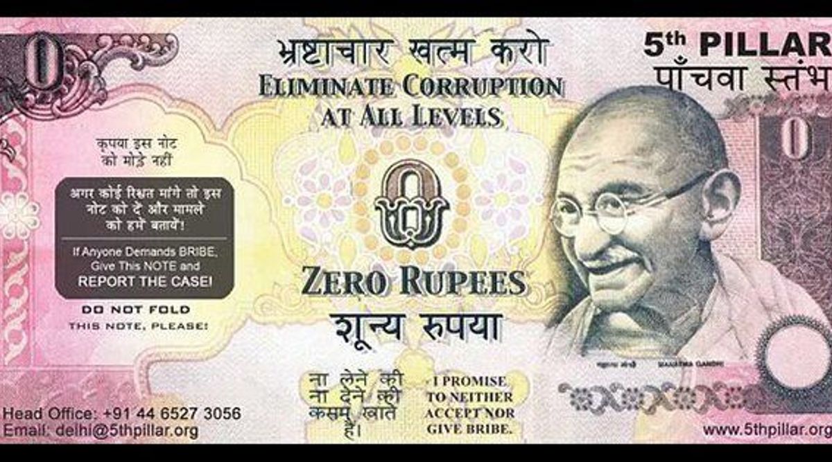 did you know about this 'zero' rupees note in india