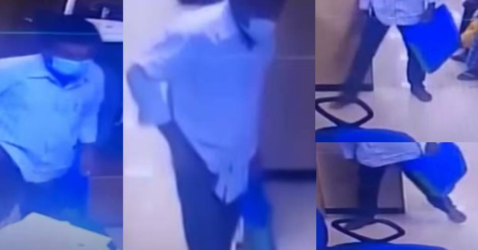 Man steal lunch bag instead of money bag in bank