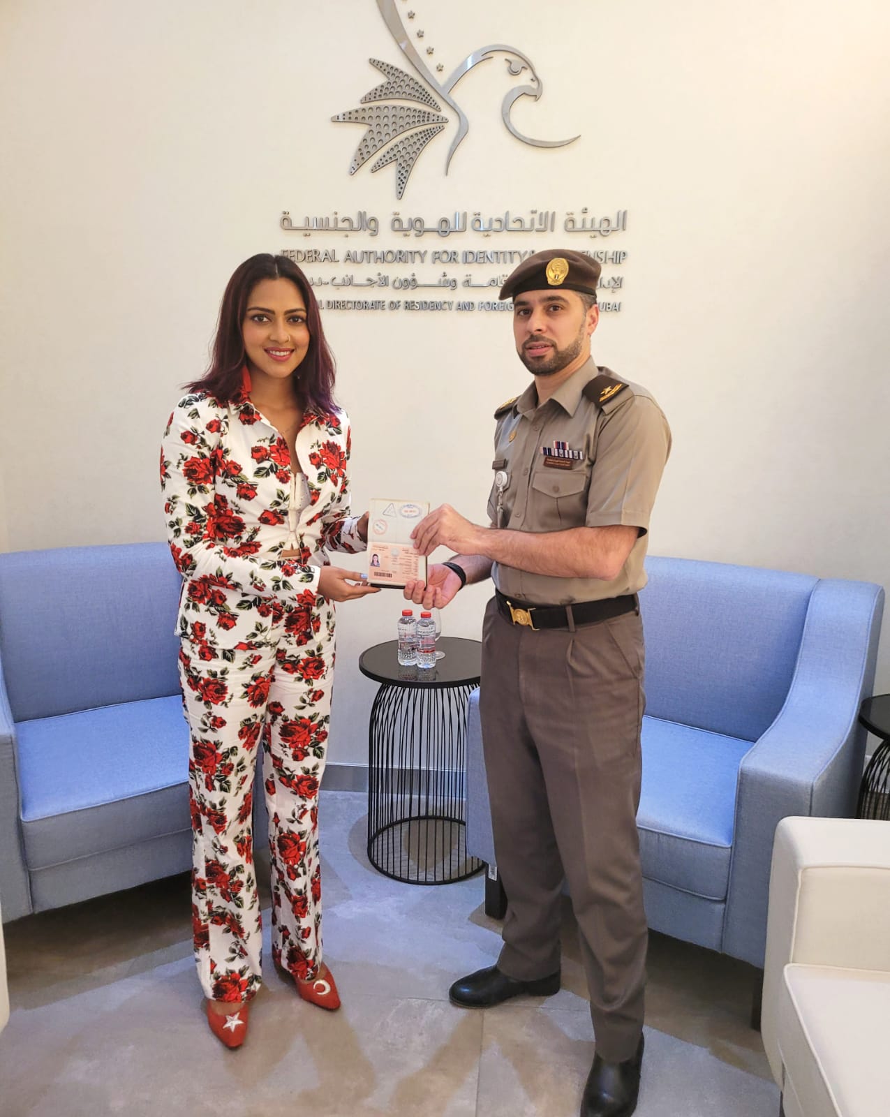 Actress Amala Paul granted GOLDEN VISA by DUBAI GOVERNMENT