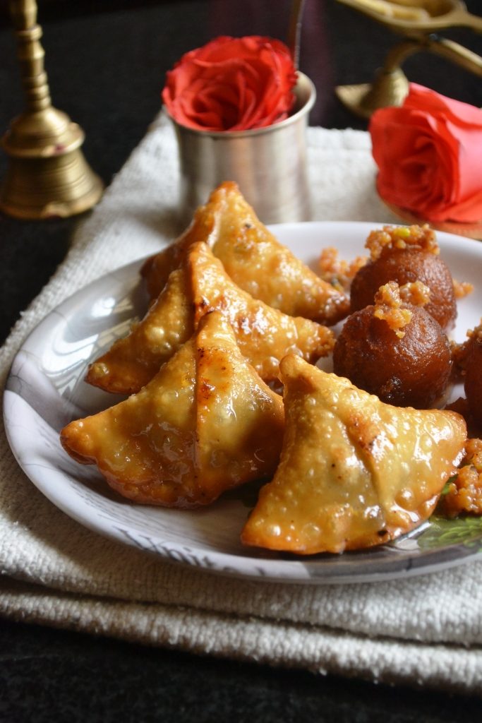 samosa stuffed with this sweet is not all attractive