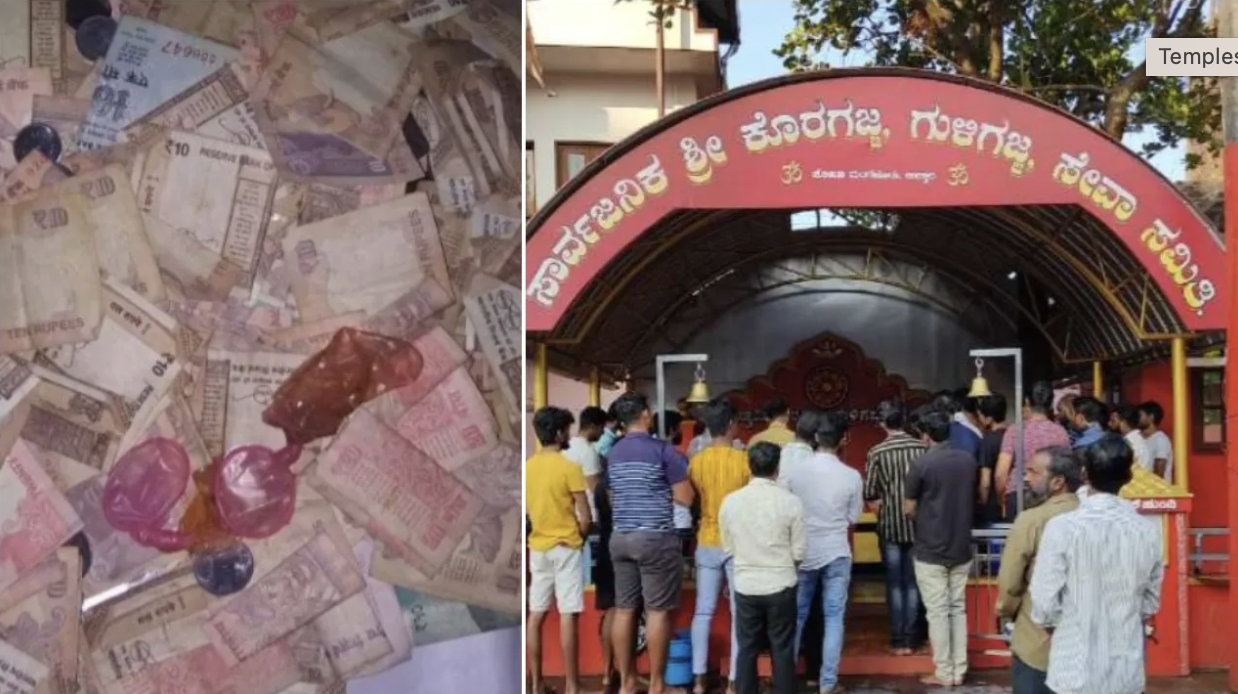 man arrested for dropping used condoms in temples' donation boxes