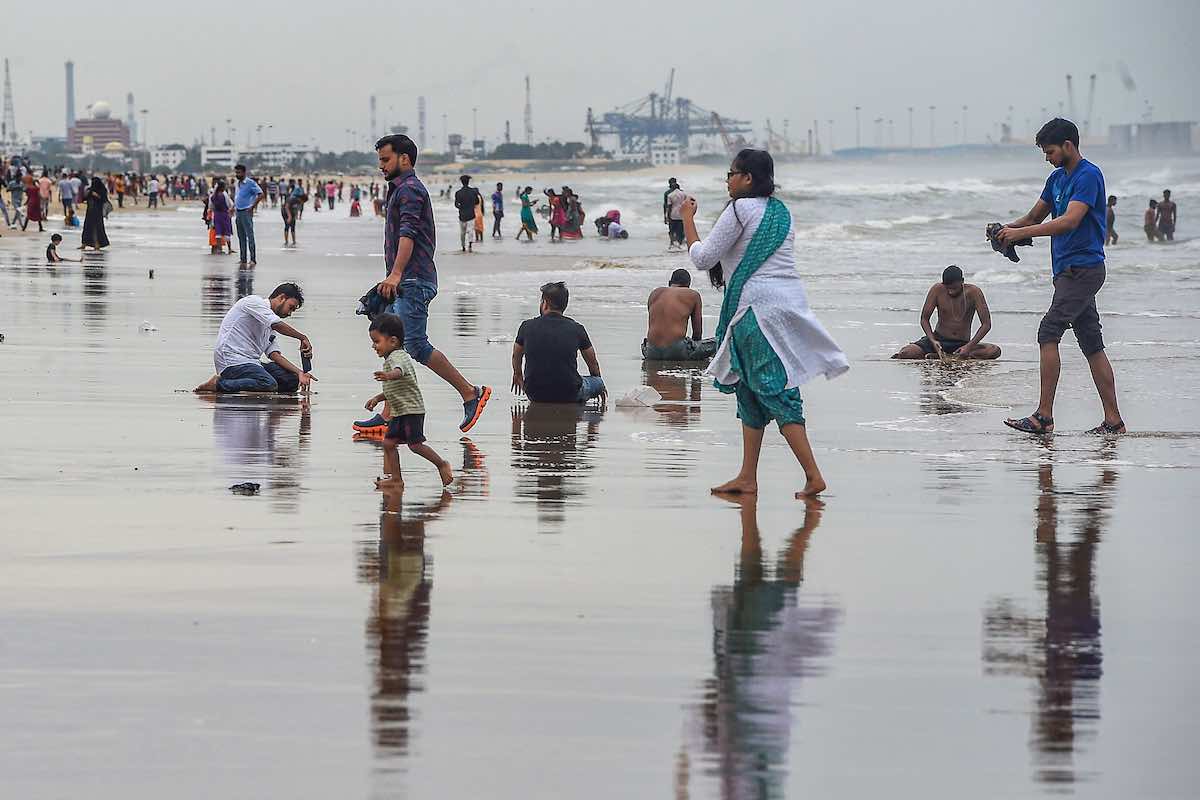 people are restricted to visit chennai marina beach