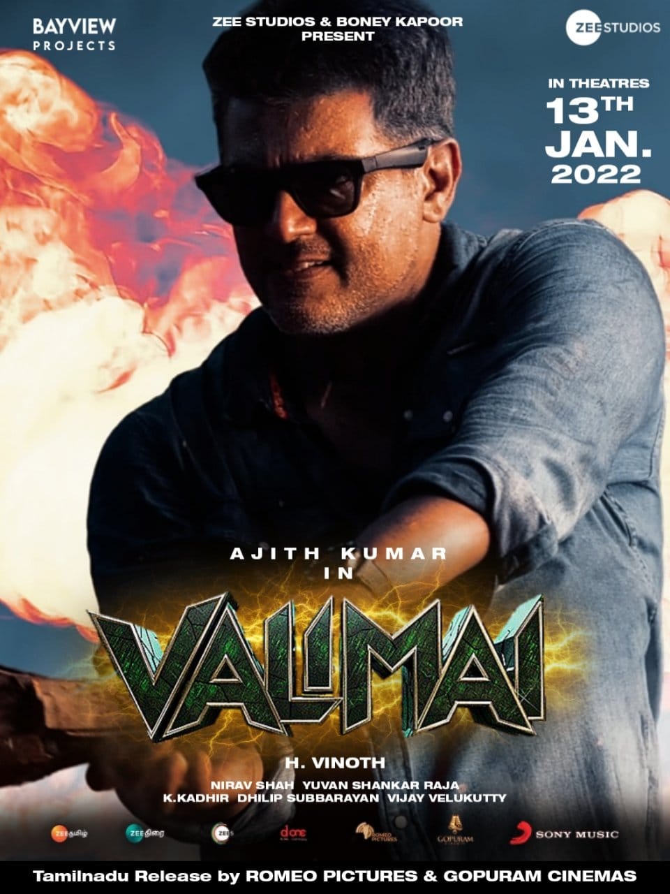 Actor Sarathkumar Appreciates AK Valimai Movie Trailer