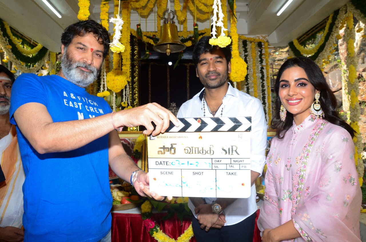 Dhanush Samyuktha Menon Vaathi Sir Movie Shooting Update