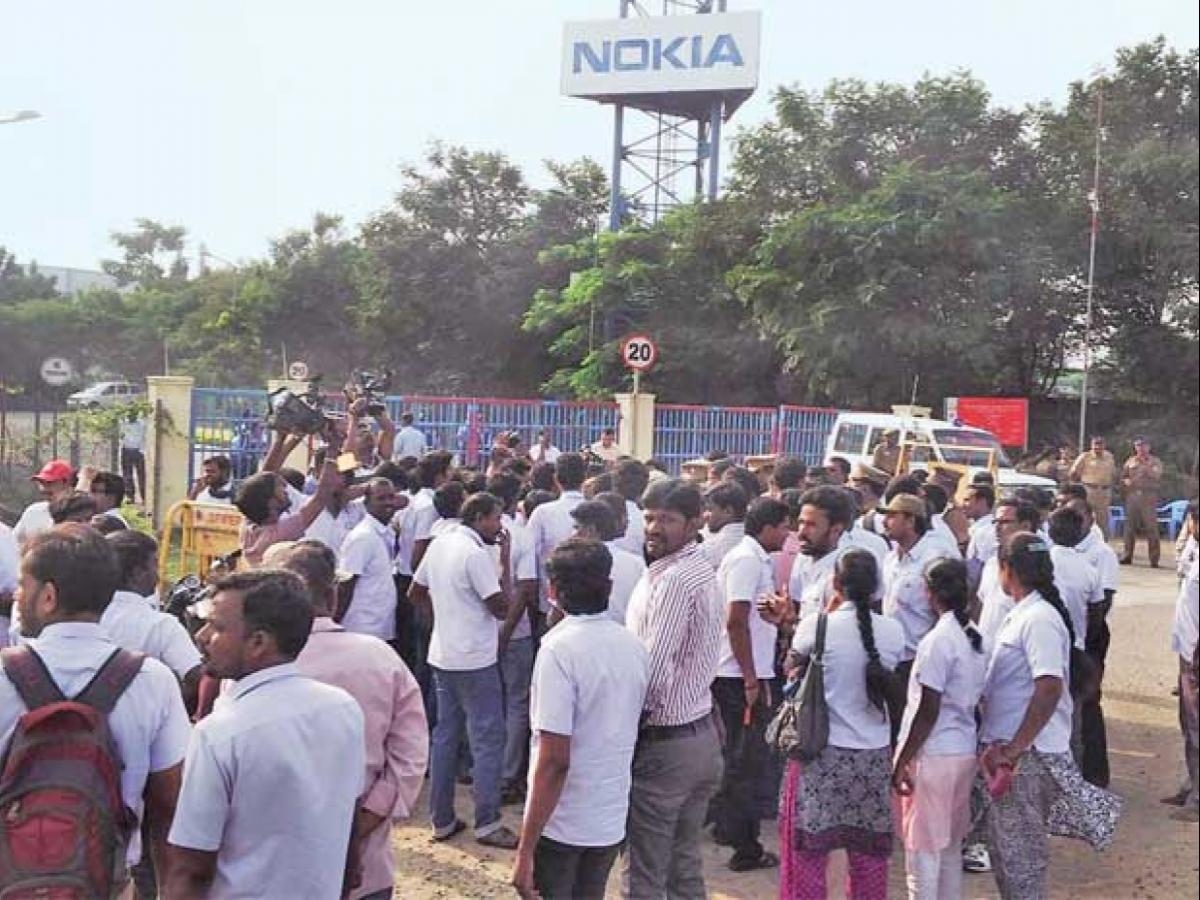 is china behind chennai foxconn protest? is tamilnadu the target