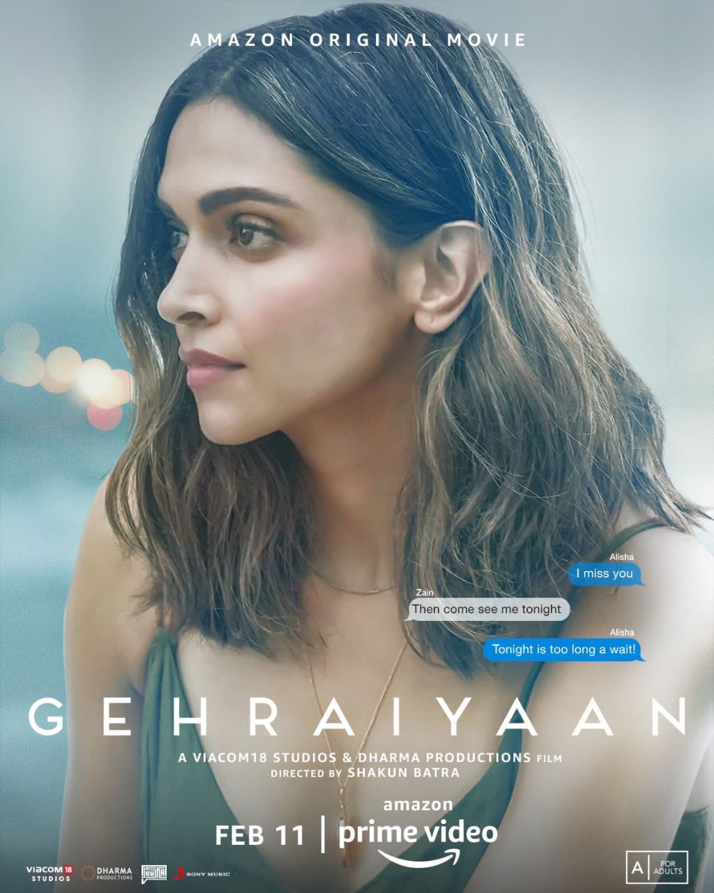 Deepika Padukone gehraiyaan releasing on Feb 11 on Amazon prime
