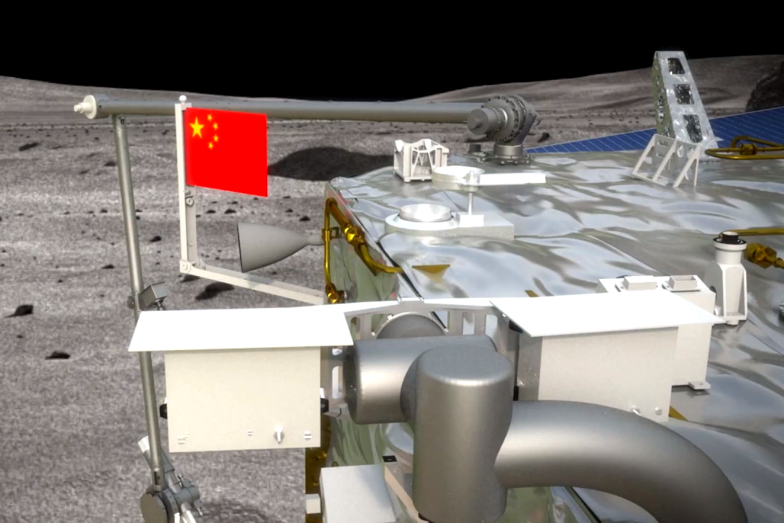 China's Chang'e-5 discovered evidence of water on the moon