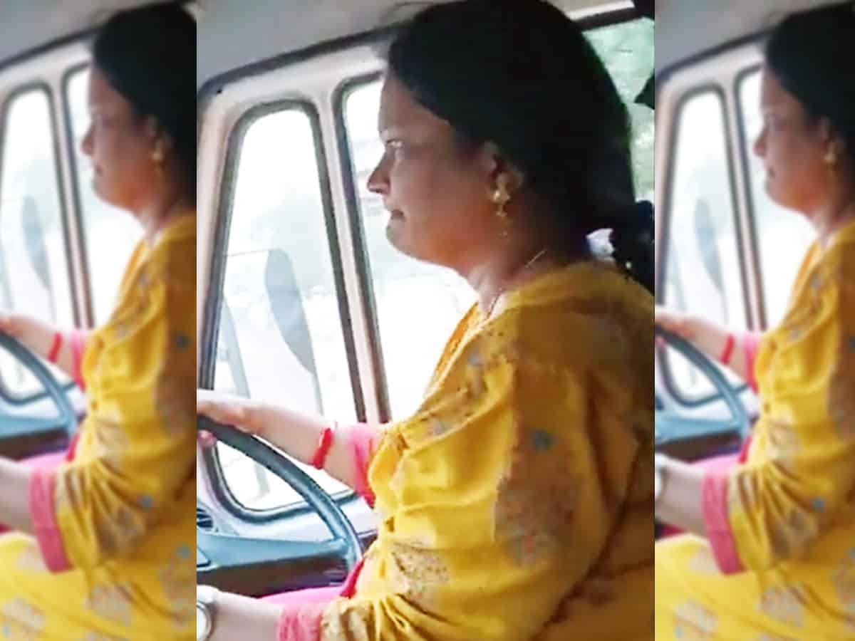 Woman drives bus for 10 Kms after driver suffers seizure