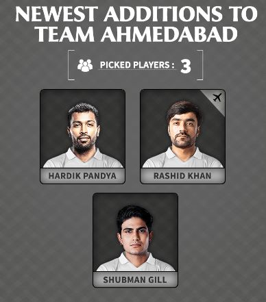 ipl teams ahmedabad and lucknow choose 3 players full list