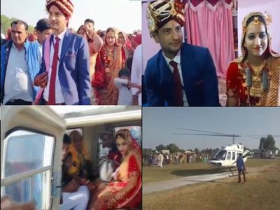 dad rents helicopter to fulfill daughter's wish in Rajasthan