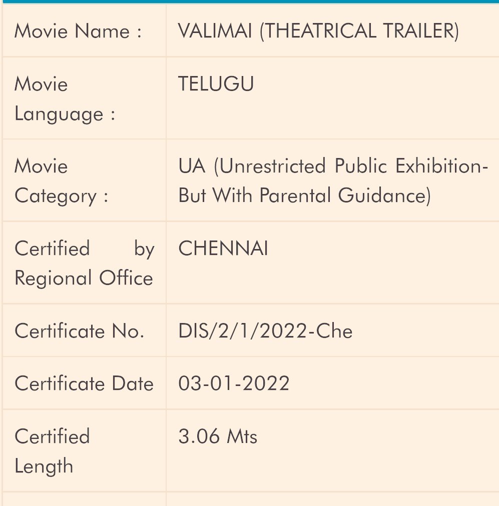 Valimai Hindhi Telugu version movie trailer release update