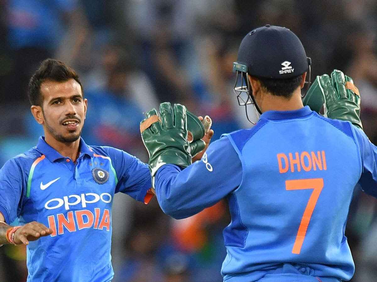 chahal reveals how dhoni support him in a t 20 match