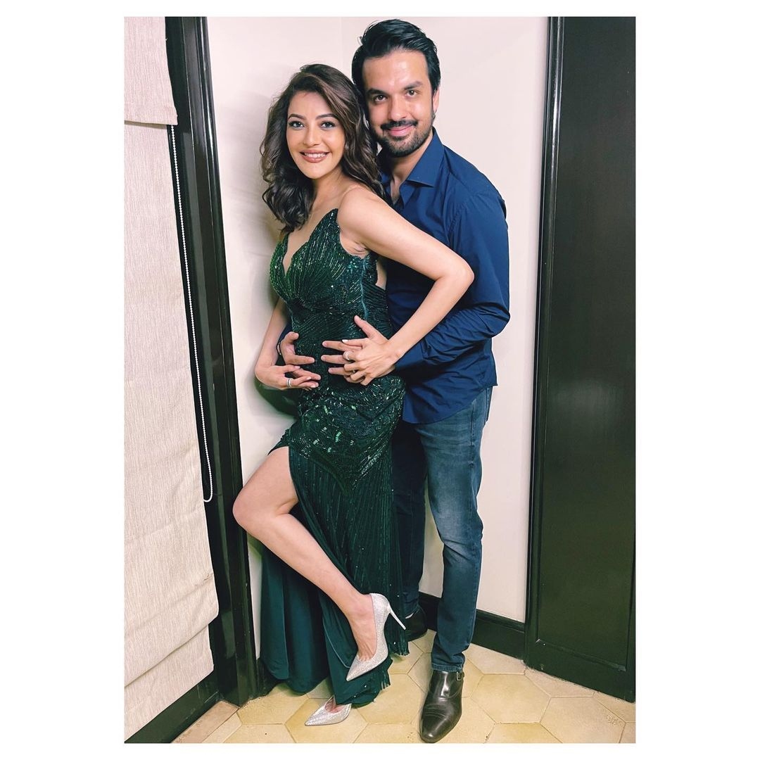 Pregnant Kajal Aggarwal flaunts her baby bump in Dubai in viral picture