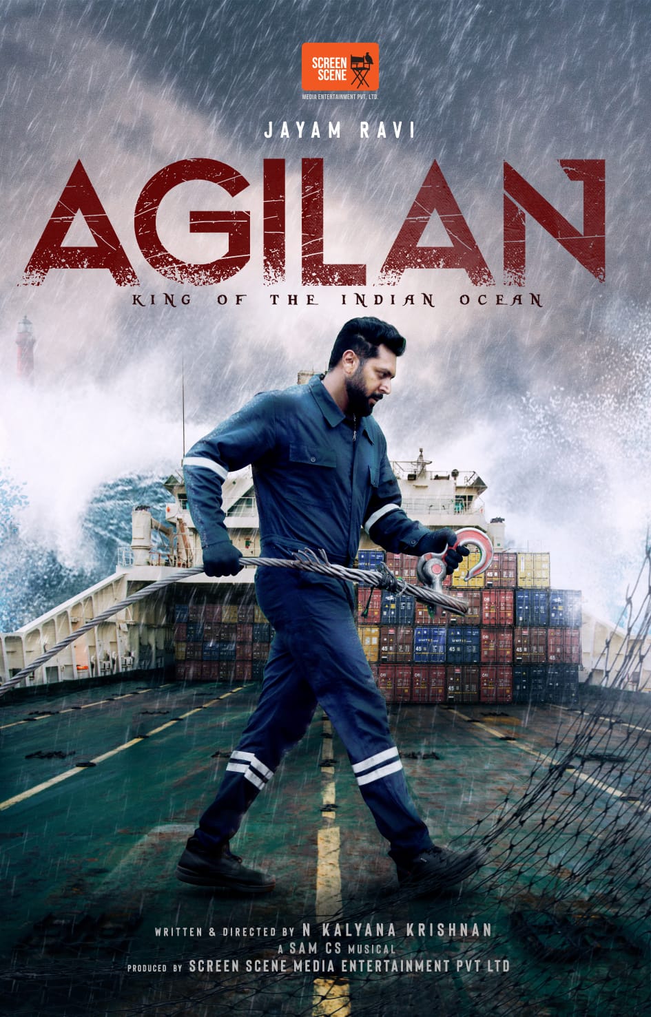 Actor Jayam Ravi starrer Agilan Movie First look poster released