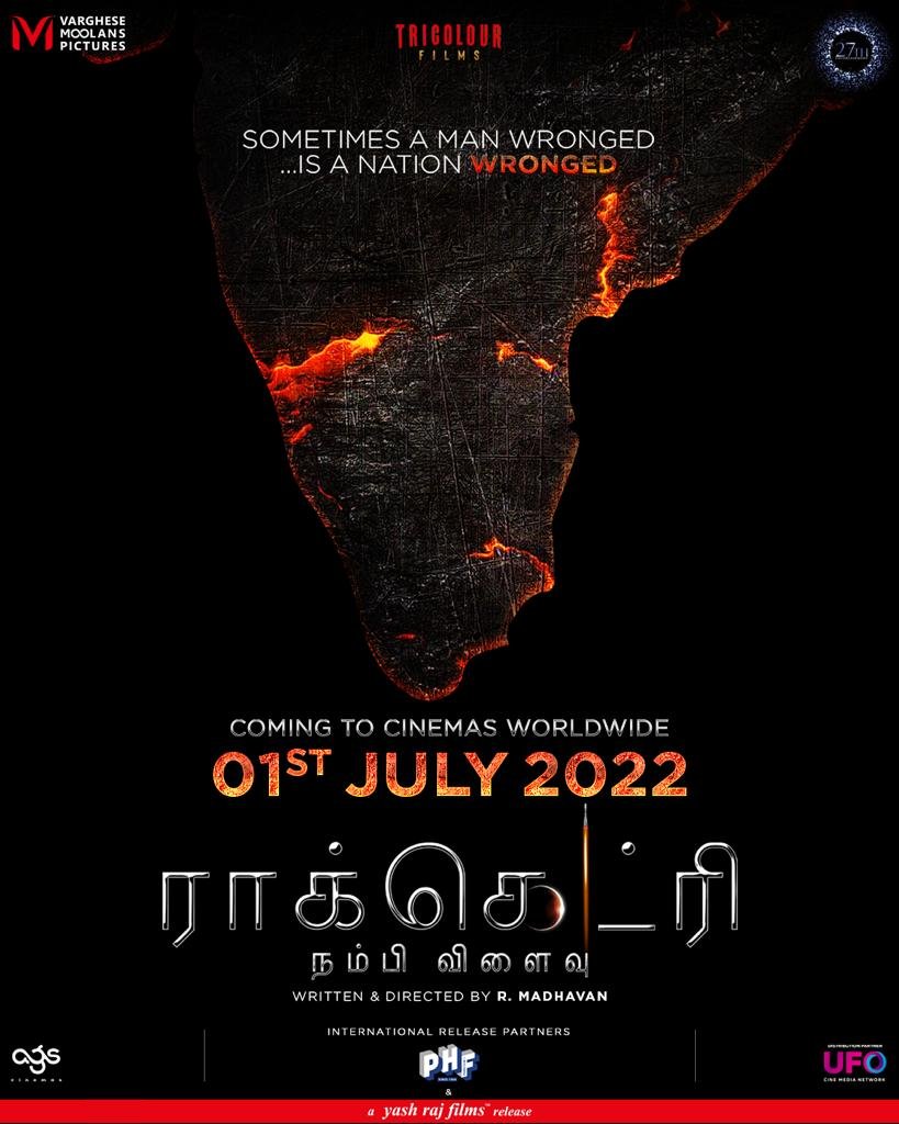 Madhavan's first directorial Rocketry The Nambi Effect locks a new release date; July 1; SRK, Suriya, Simran