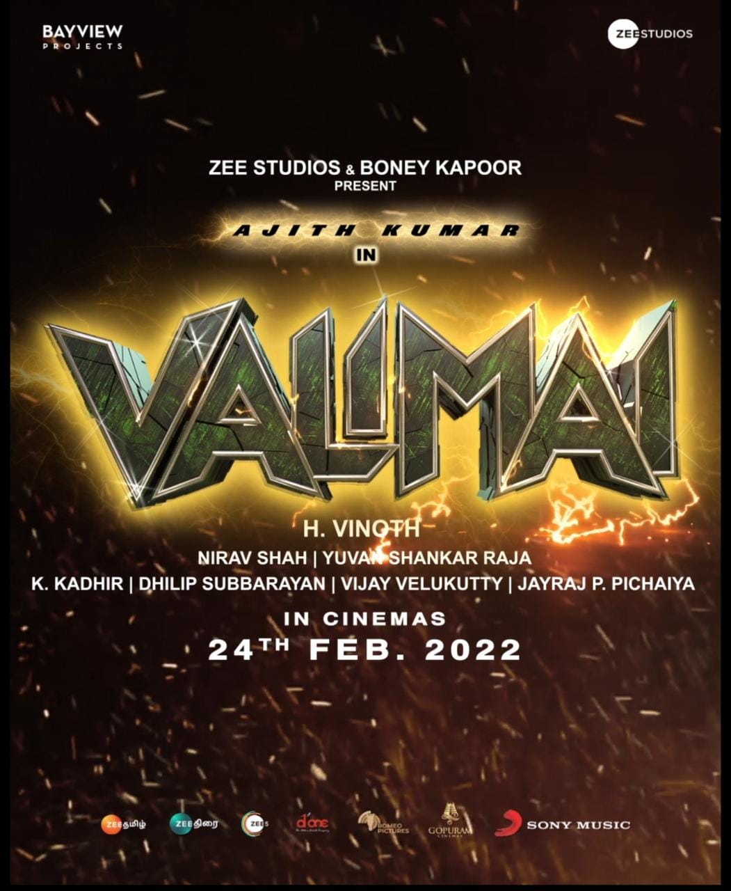 Valimai AjithKumar Movie Wrecking Ball Fight Scene Promo Glimpse Released