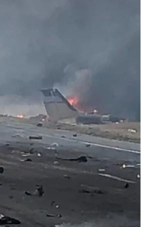 Pilot dies after plane crashes into truck in US