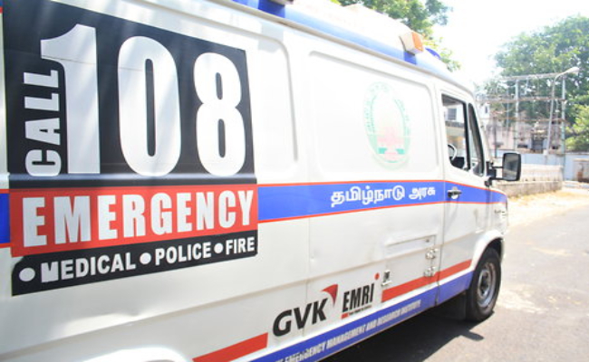 Man Arrested in Covai After he steals 108 Ambulance