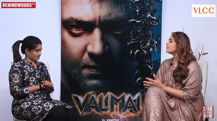 Exclusive Interview of Valimai heroine Huma Qureshi in Behindwoods ft Ajith Kumar, Boney Kapoor, H Vinoth