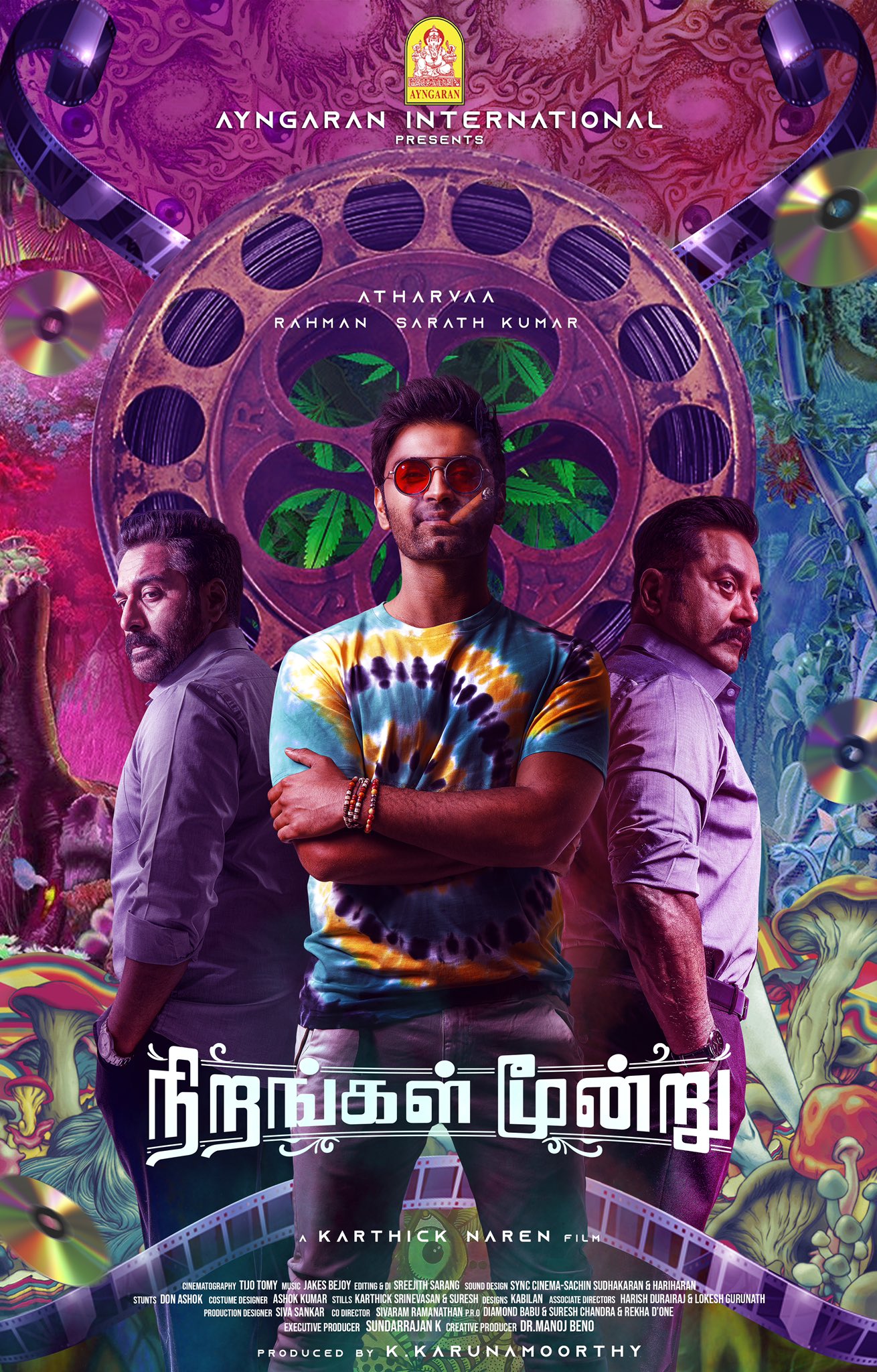 Mass update from Karthick Naren’s hyperlink thriller with 3 heroes ft Nirangal Moondru; Rahman, Sarath Kumar, Atharvaa