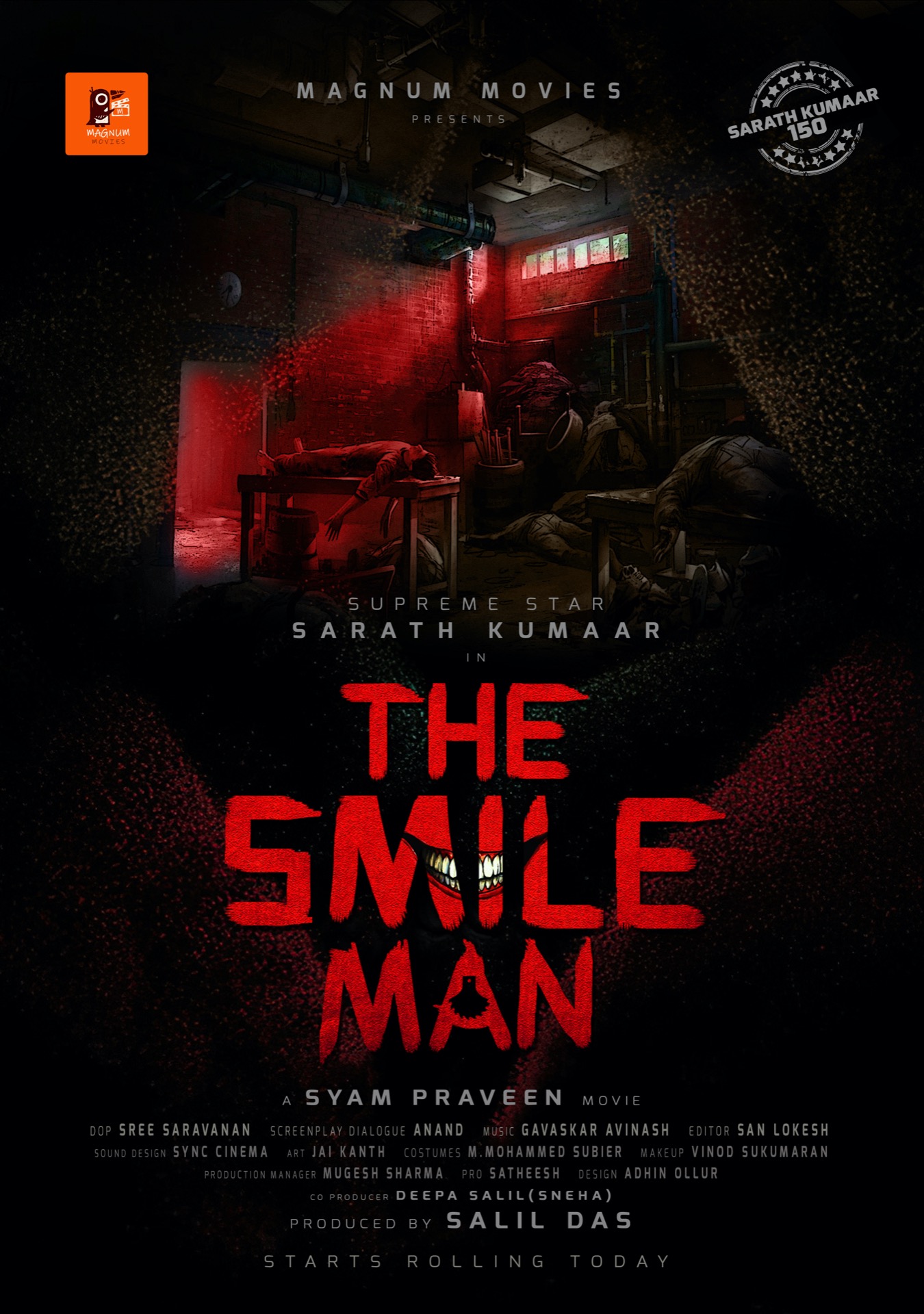 Supreme Star Sarathkumaar 150th movie THE SMILE MAN சரத்குமார்