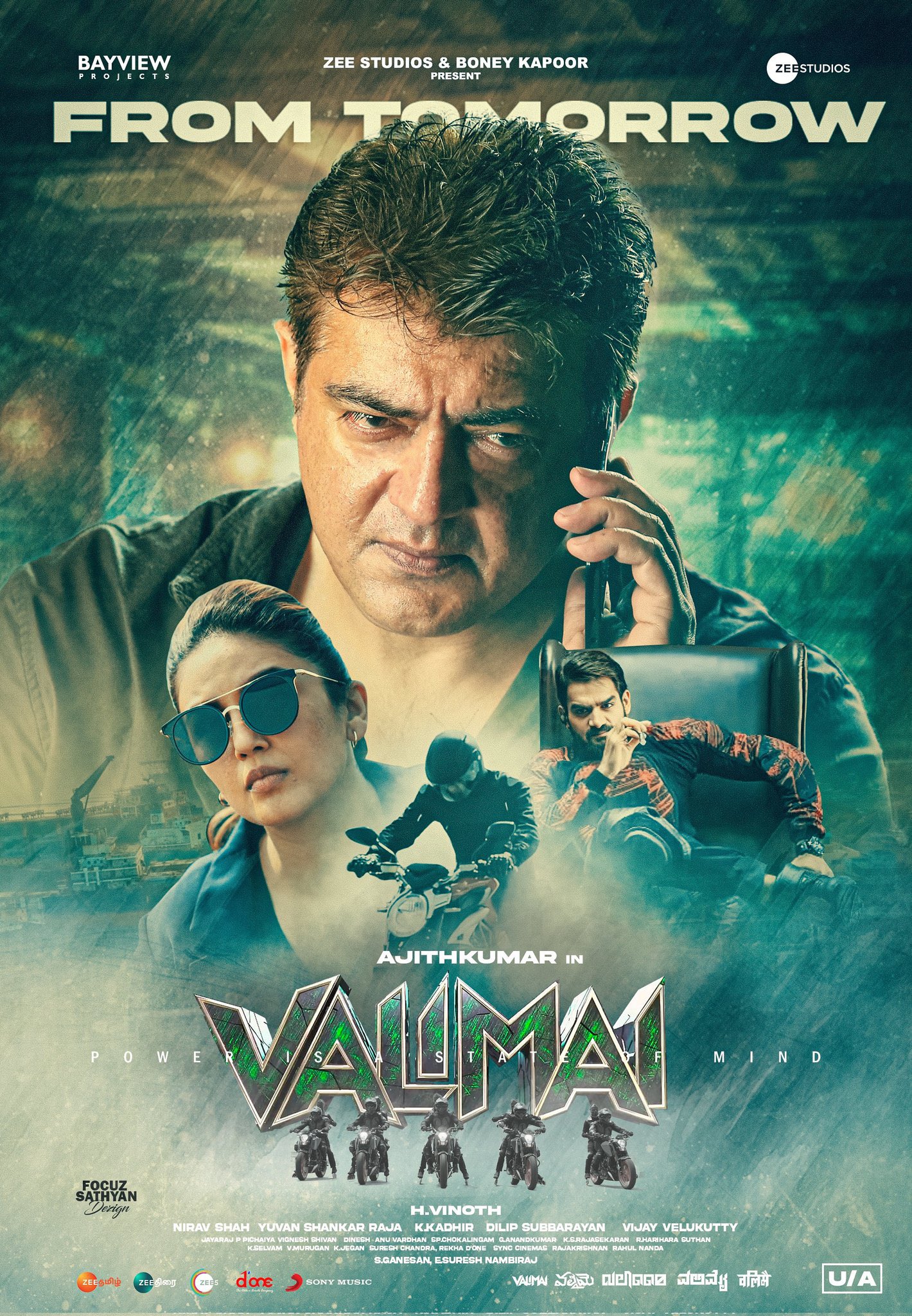 Ajith Kumar’s new one-minute promo from Valimai super-impresses fans; viral; Huma Qureshi, H Vinoth, Boney Kapoor