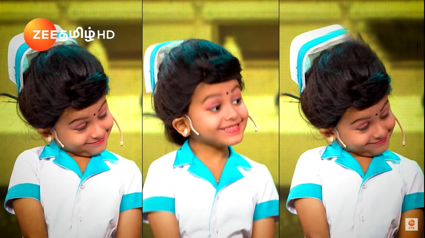 Junjor Super Star viral cute nurse children comedy Zee Tamil