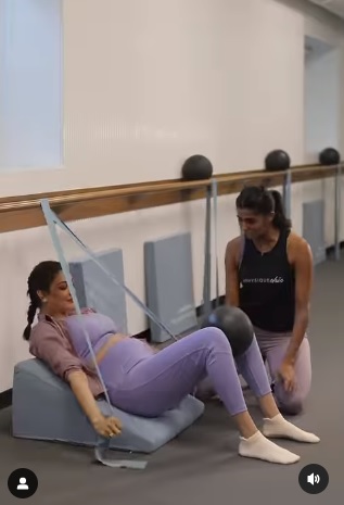 Heavily pregnant Kajal Aggarwal sets major fitness goals; viral video