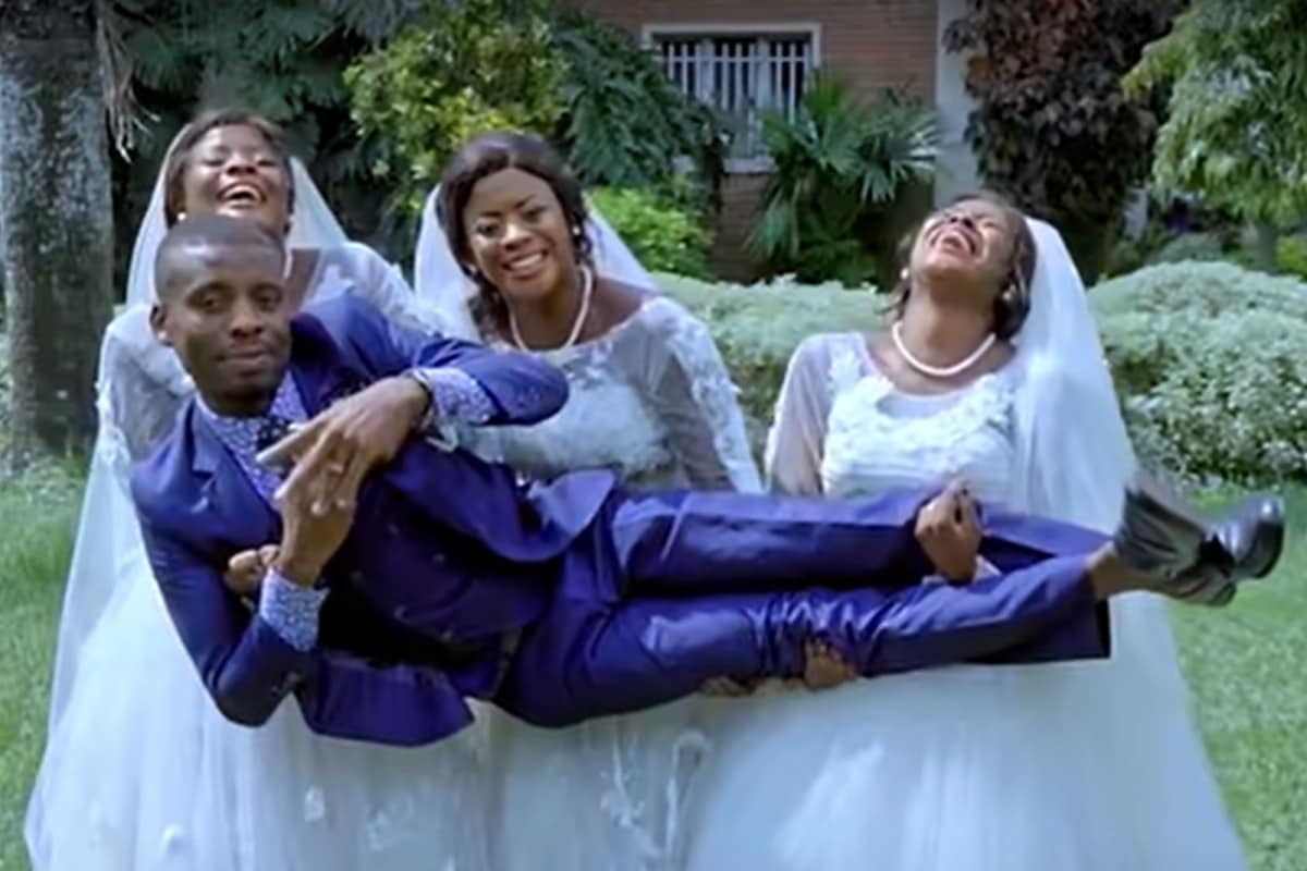man marries triplets at the same time after all three propose him