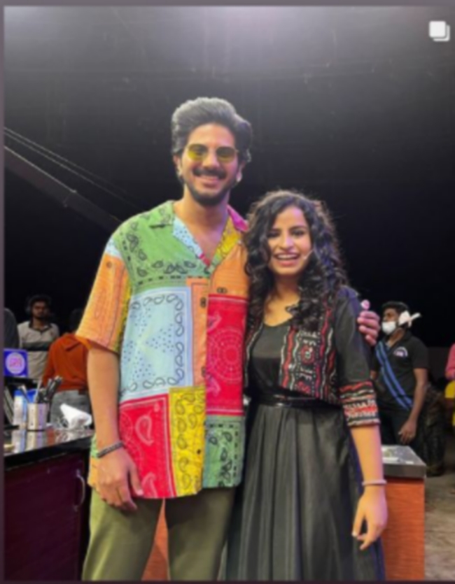 Actor dulquear salmon in cook with comali set