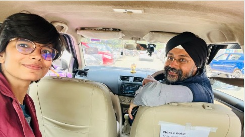 Uber India CEO Prabhjeet Singh drive cab for young women